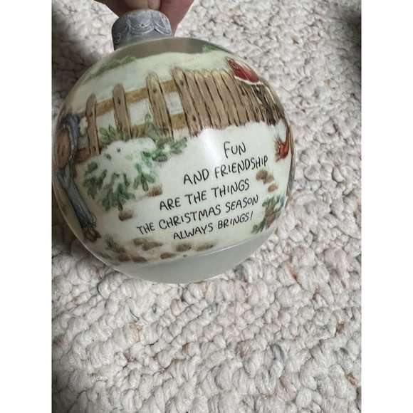 2 Pc Norman Rockwell Christmas Ornaments 1989 Betsey Clark Saturday Evening Post - Picture 3 of 10